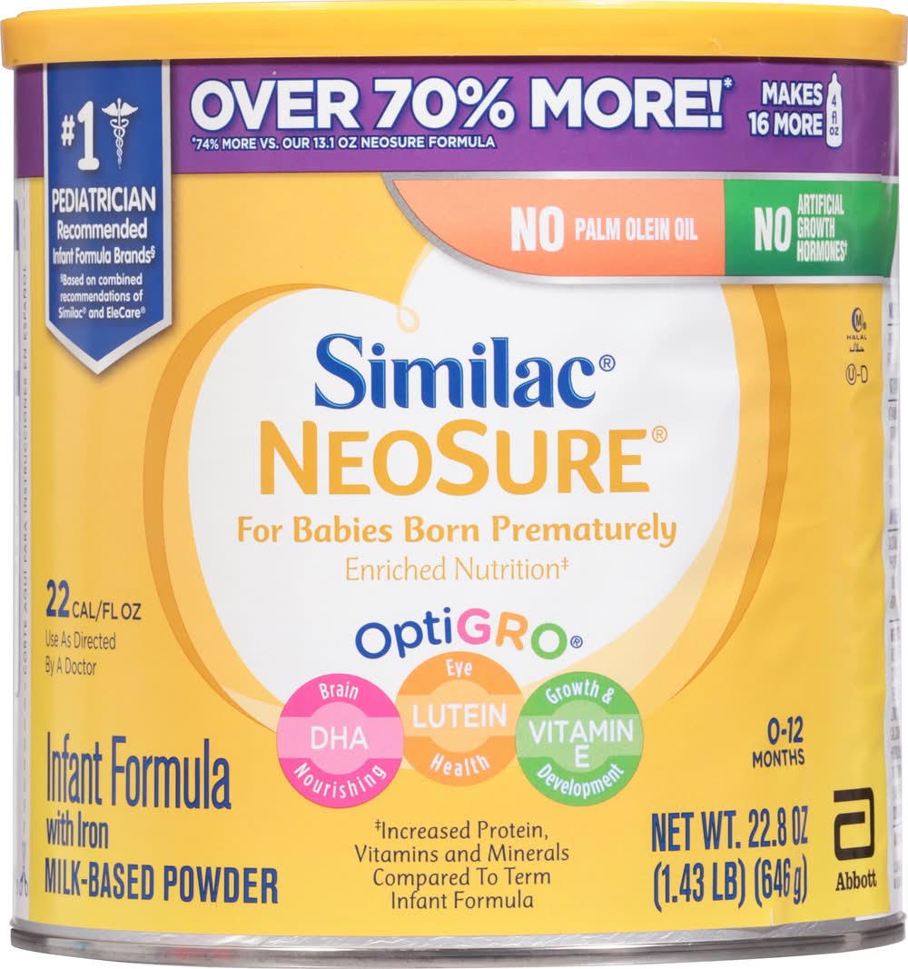 Similac Neosure Infant Formula For Born Babies, 0-12 Months (22.8 oz)