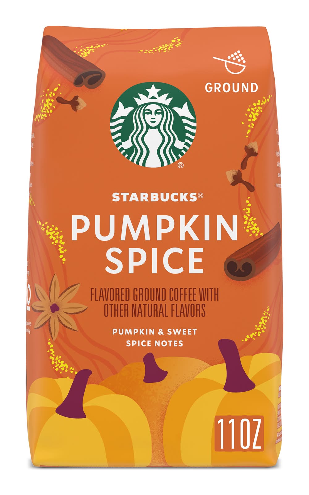 Starbucks Pumpkin Spice Flavoured Ground Coffee (11 oz)