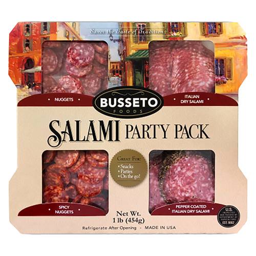 Busseto Salami & Nugget Party pack (16 oz)