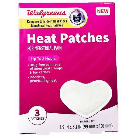 Walgreens Heat Patches For Menstrual Pain (3 ct)