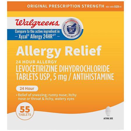 Walgreens 24 Hour Allergy Relief Tablets - 45.0 ea