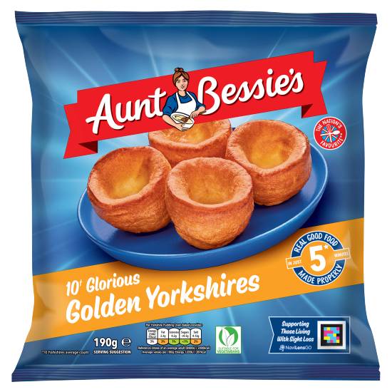 Aunt Bessie's Frozen 10 Golden Yorkshires (190g)