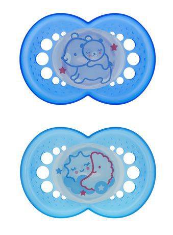Mam Night Silicone Pacifier (6+ months - 2 pack)