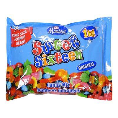 Sac de bonbons 1 kg - Sweet Sixteen Mondoux