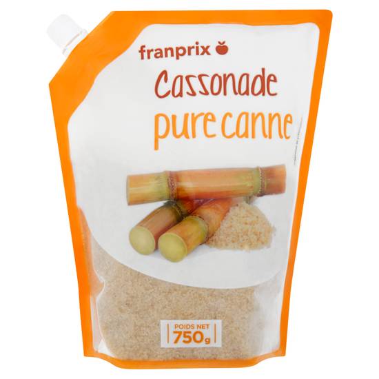 Sucre Cassonade pure canne franprix 750g