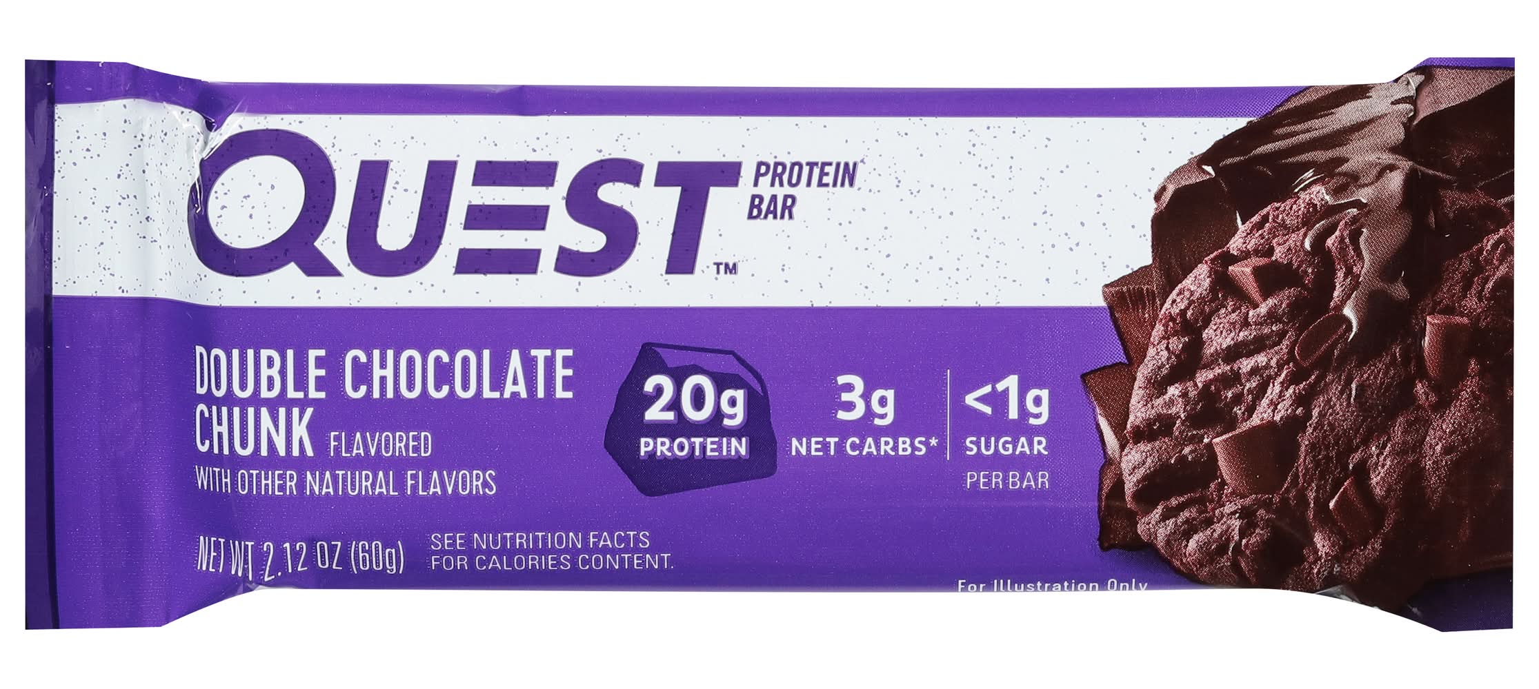 Quest Protein Bar, Double Chocolate Chunk (2.12 oz)