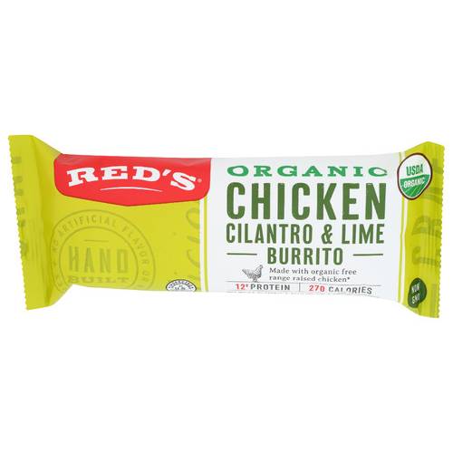 Red's All Natural Organic Chicken Cilantro & Lime Burrito