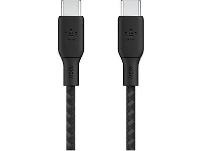 Belkin Boostcharge 6.56' Usb C To Usb C Power Cable Male To Male (black)