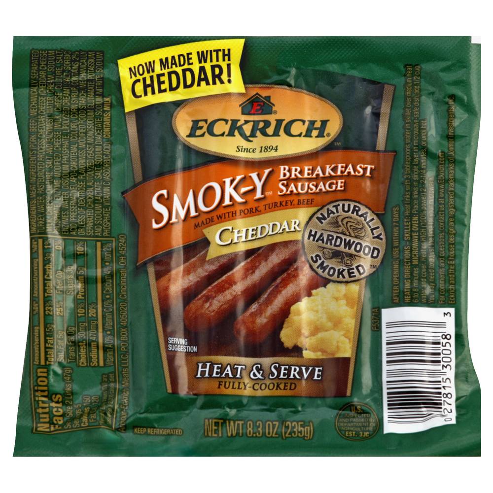 Eckrich Smokey Cheddar Sausage (8.3 oz)