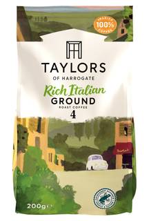 Taylors of Harrogate Rich Italian Ground Roast Coffee 200g