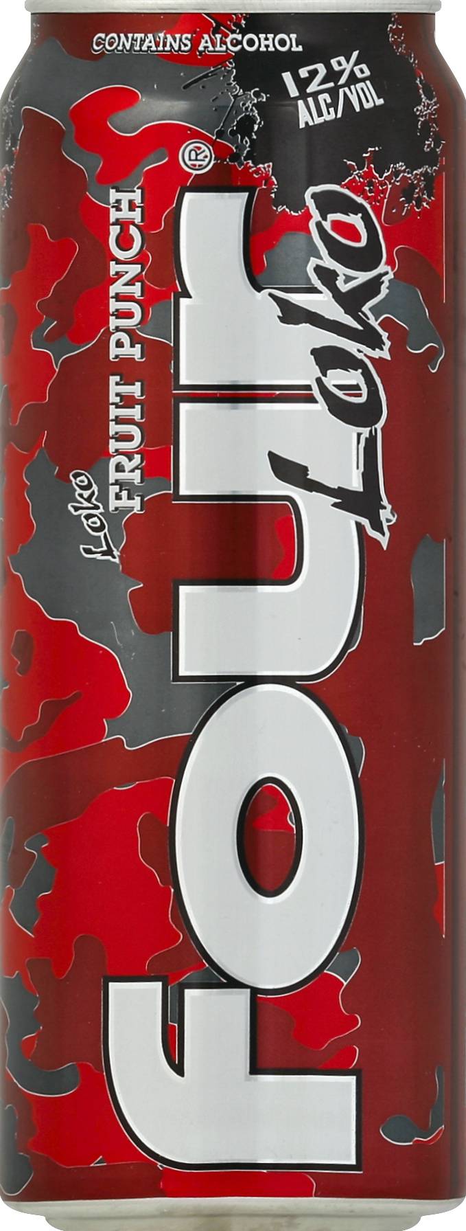 Four Loko Fruit Punch Beer (23.01 fl oz)