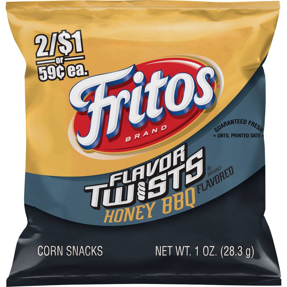 Fritos Twists Corn Chips, Honey Bbq (1 oz)