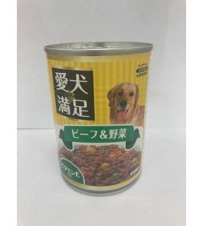 愛犬満足ビーフ＆野菜３７５Ｇ:4582451694619