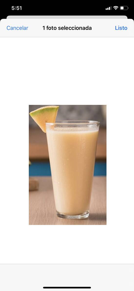 Agua fresca de Melon