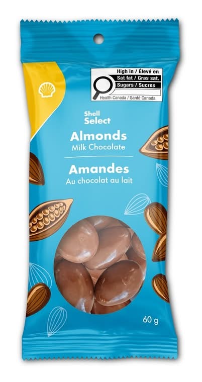 Shell Select Milk Chocolate Almonds 60g