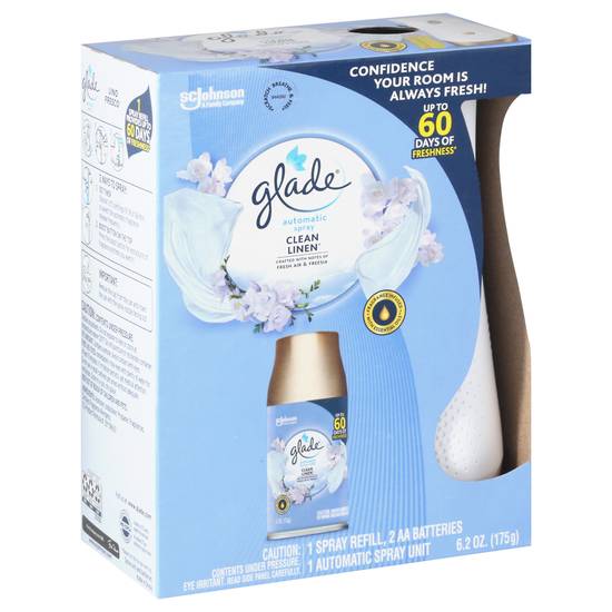 Glade Automatic Spray Holder and Clean Linen Refill