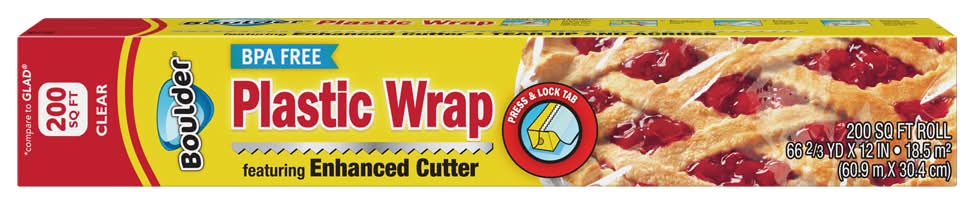 Boulder Canyon Plastic Wrap, 200 sq ft