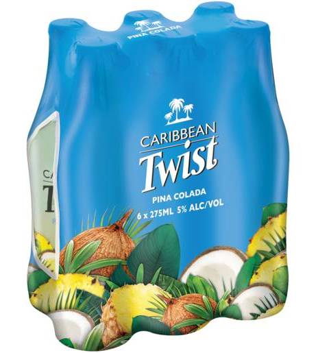 Caribbean Twist Pina Colada 6Pack