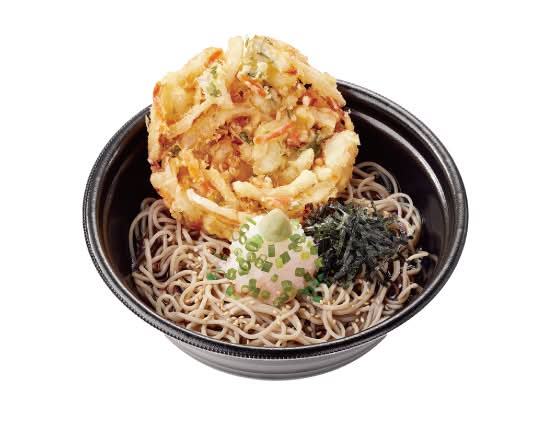 野菜かき揚げのぶっかけおろしそば
