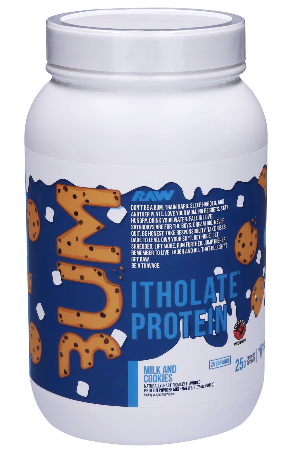 RAW Cbum Series Itholate Protein Powder Milk and Cookies (0.88 oz)