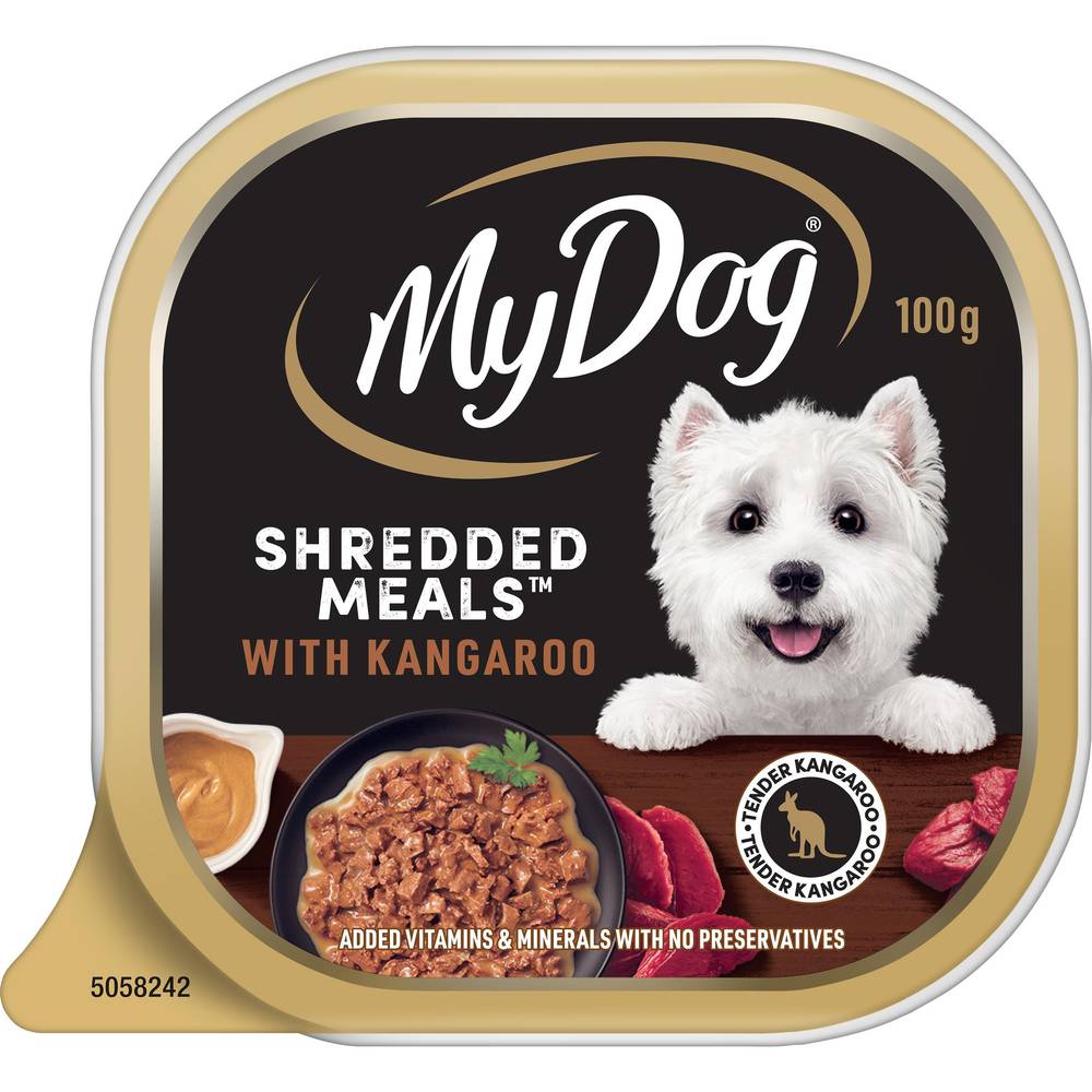 My Dog Adult Wet Dog Shredded Meals With Kangaroo Tray Delivery Near Me
