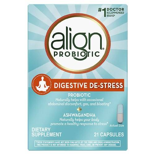 Align Probiotic, Digestive De-stress, with Ashwagandha - 21.0 ea