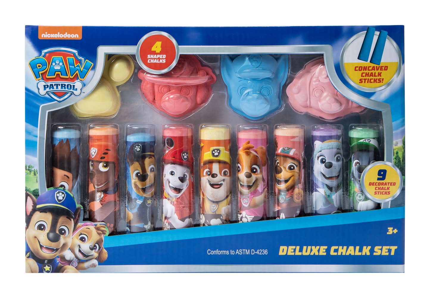 Spidey And His Amazing Friends Deluxe Chalk Set Paw Patrol
