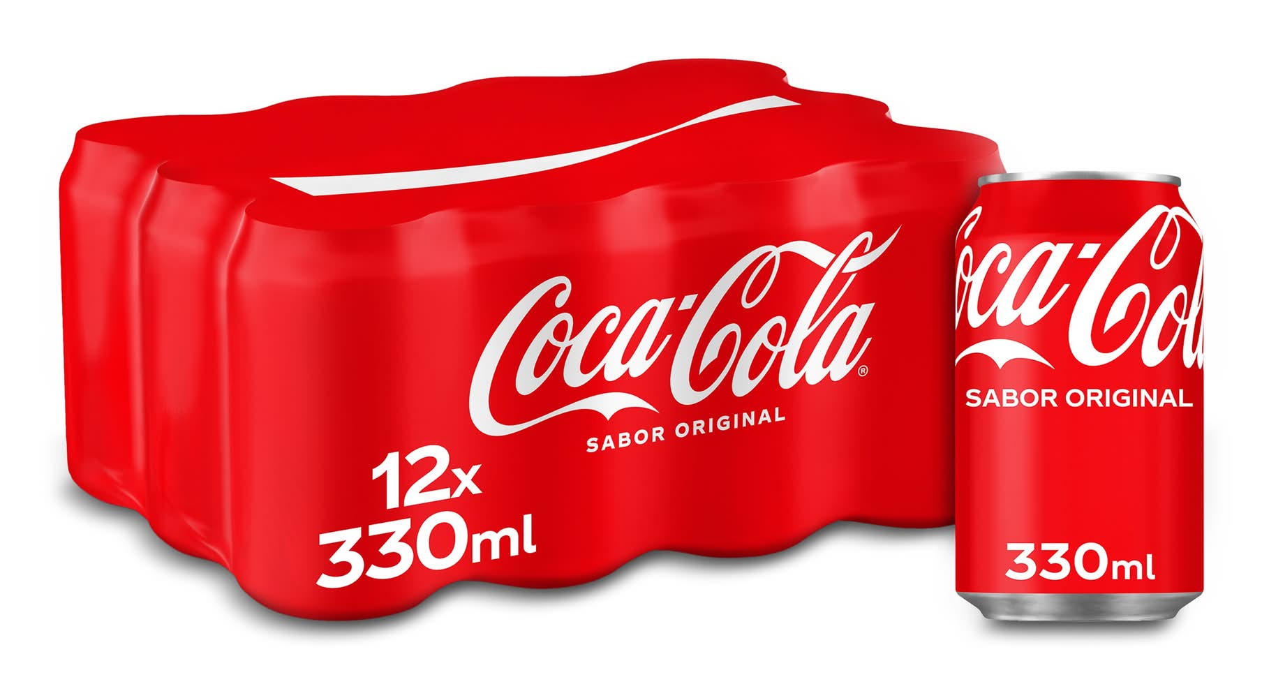 Refresco De Cola Sabor Original Coca-Cola Lata 12 X 33 Cl