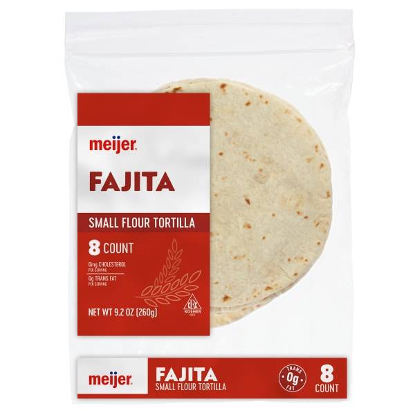 Meijer 6'' Fajita Flour Tortillas (8 ct)