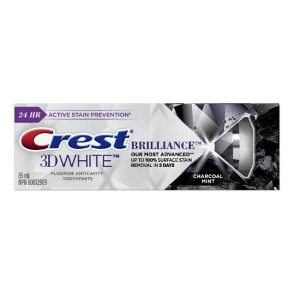 Crest 3D White Brilliance Charcoal Toothpaste (85 ml)