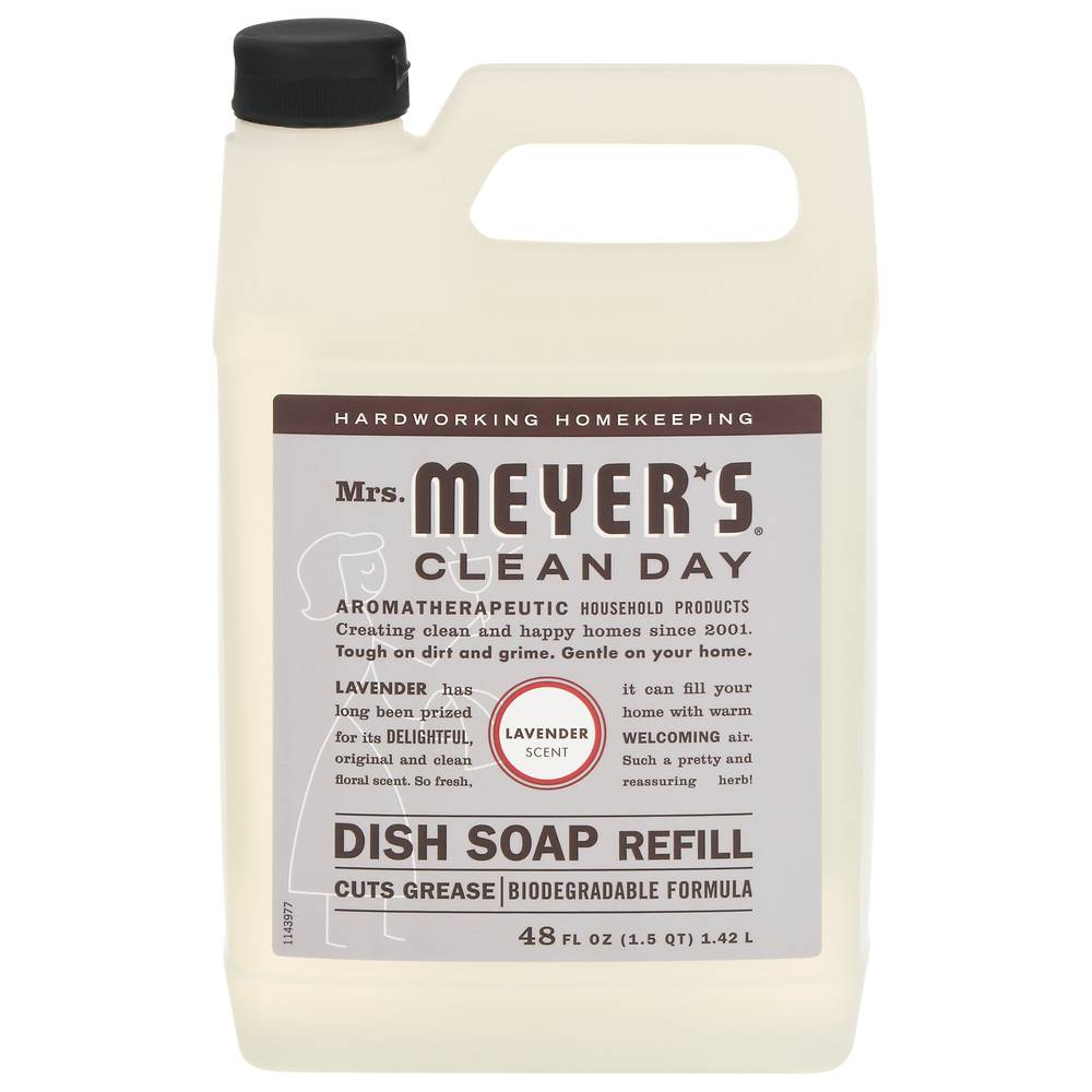 Mrs. Meyer's Clean Day Lavender Scent Dish Soap Refill (48 fl oz)