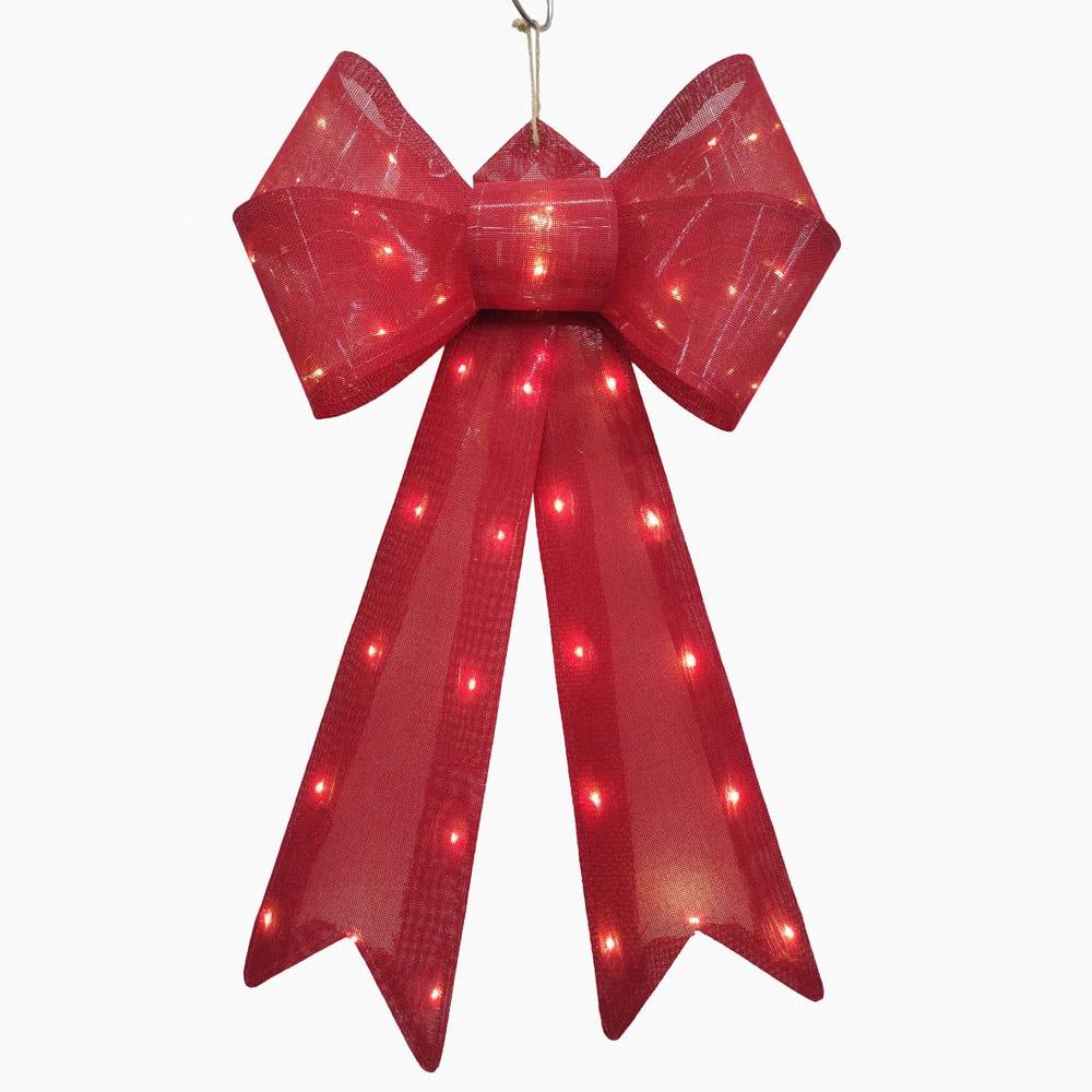 Holiday Living 14-in W Red Bow | LGUS-BW2261