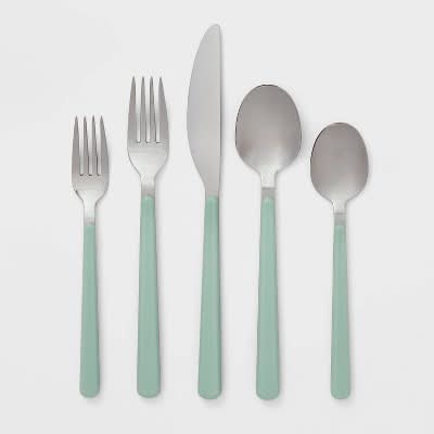 Room Essentials Plastic Handle Flatware Set (20 ct)