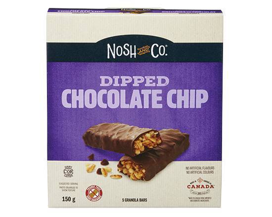 NOSH & CO CHOCOLATE CHIP GRANOLA BAR 5X30G 5 PK
