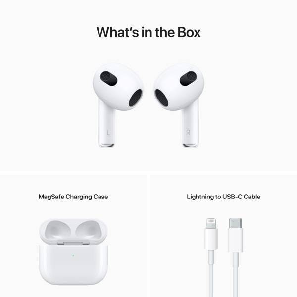 Apple Airpods 3rd Generation Wireless Earbuds With Magsafe