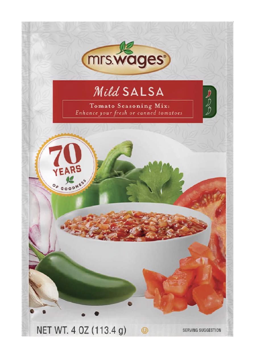 Mrs. Wages Mild Salsa Tomato Mix 4 Oz 1 Pk