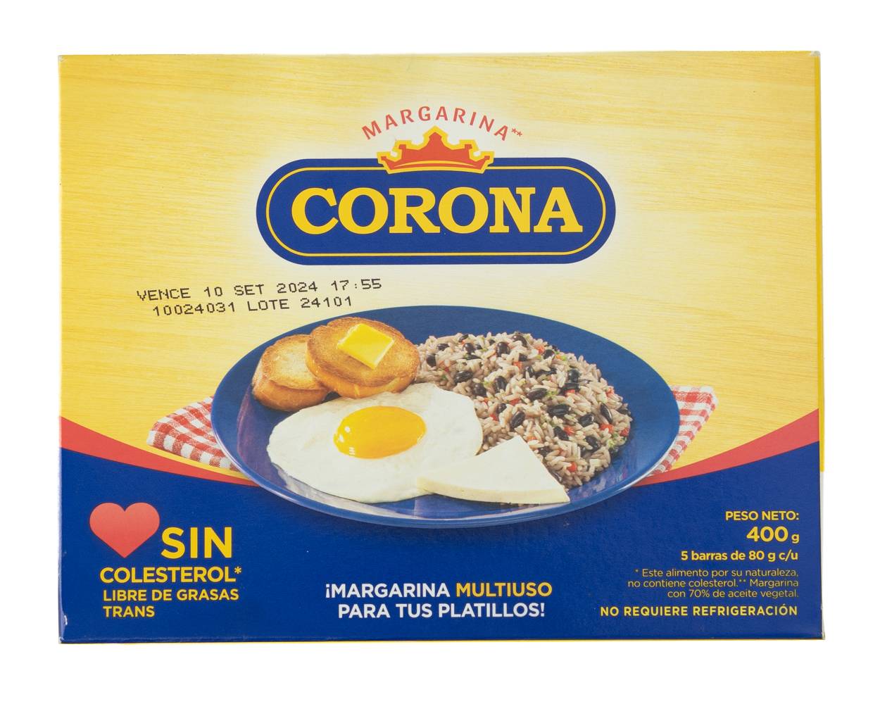 Corona margarina sin coresterol (caja)