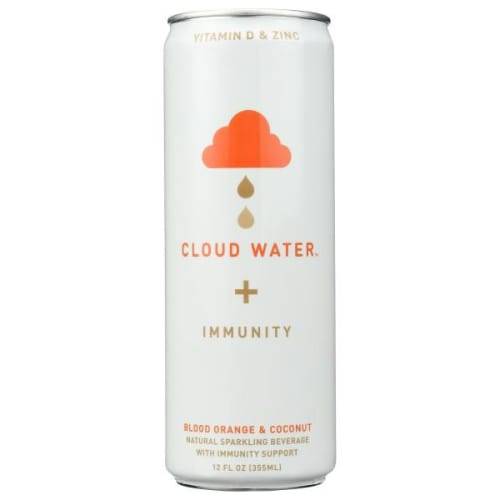 Cloud Water Grapefruit Mint and Basil With Immunity Sparkling Water (12 fl oz)
