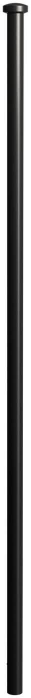 PEAK No-Dig Mesh Fencing 1200mm Black Steel Fence Post