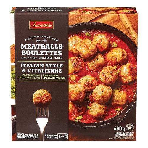 Irresistibles Italian Style Pork & Beef Meatballs (680 g)