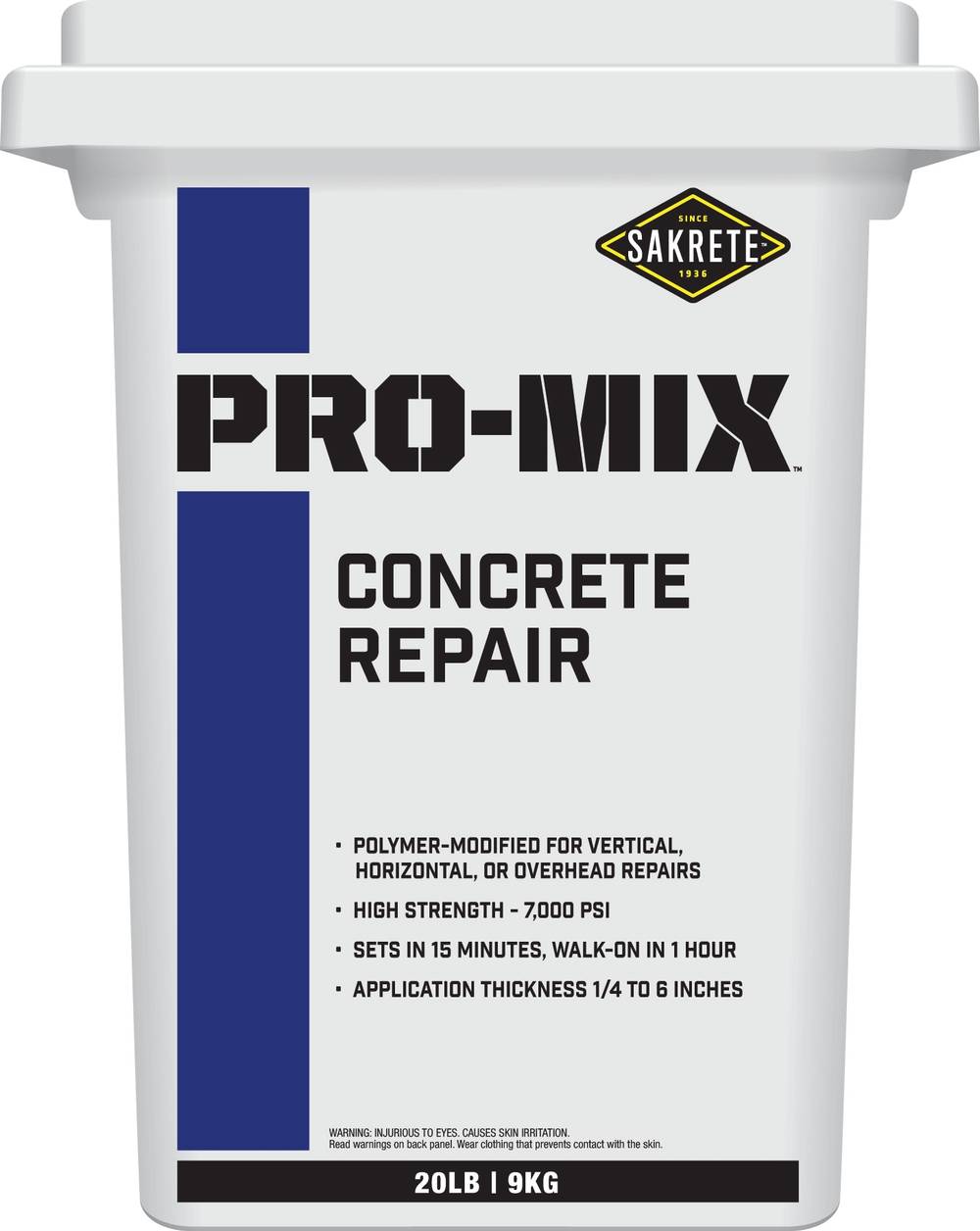 Sakrete Pro Mix Fast Setting 20-lb Stucco, Mortar and Concrete Crack Repair | 65450045