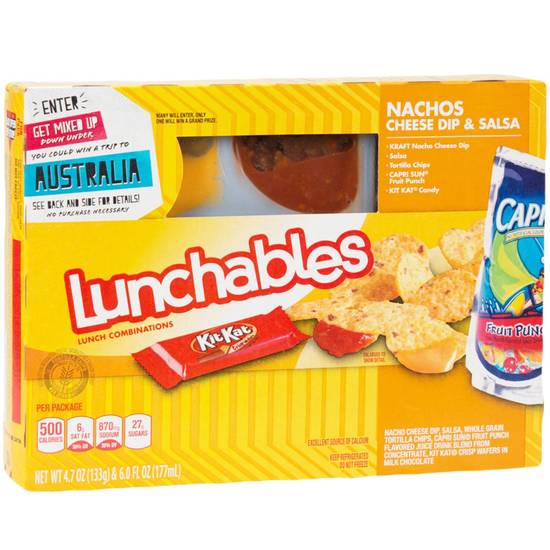 Lunchables Nacho Cheese Dip & Salsa Lunch Combinations 10.7oz