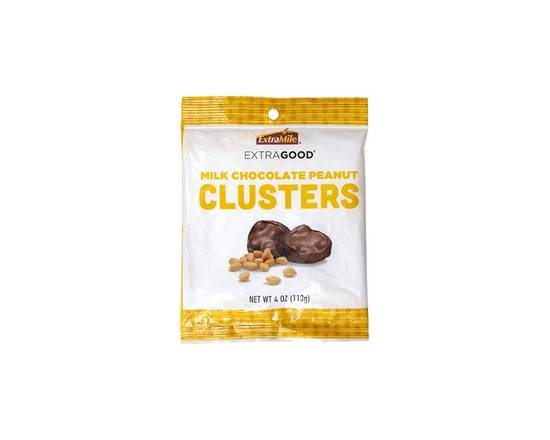 Order Extragood Chocolate Peanut Clusters 4oz food online from Chevron Extramile store, Everett on bringmethat.com