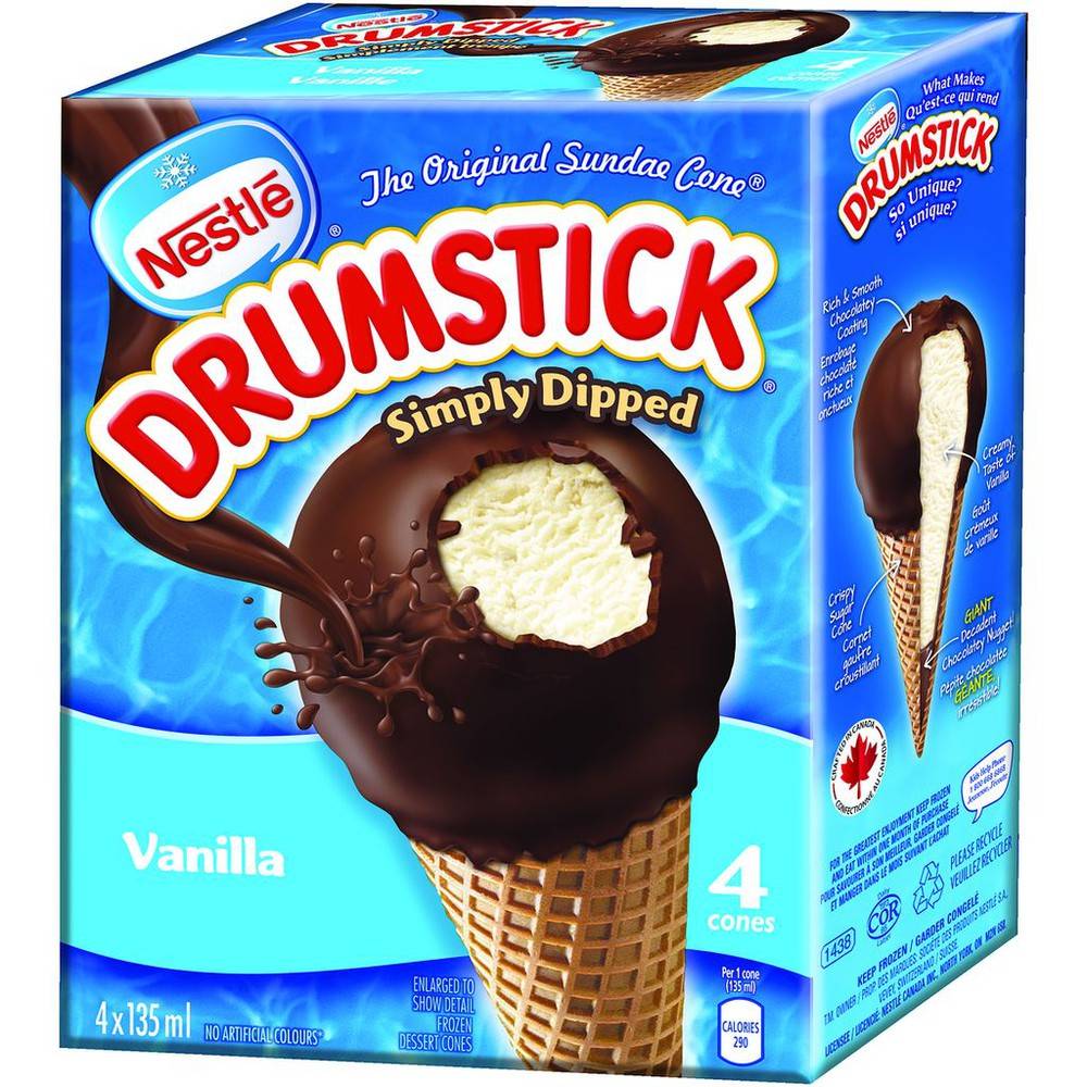 Drumstick Dipped Vanilla Cones Delivery Near Me Order Online Uber Eats