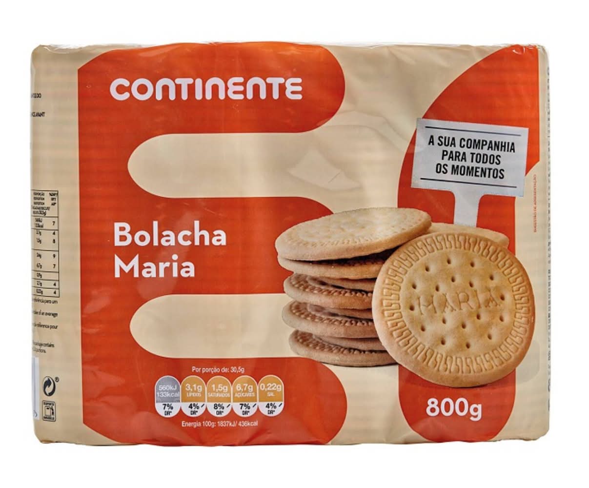 Bolachas Maria Continente (emb. 800 gr (4 un))