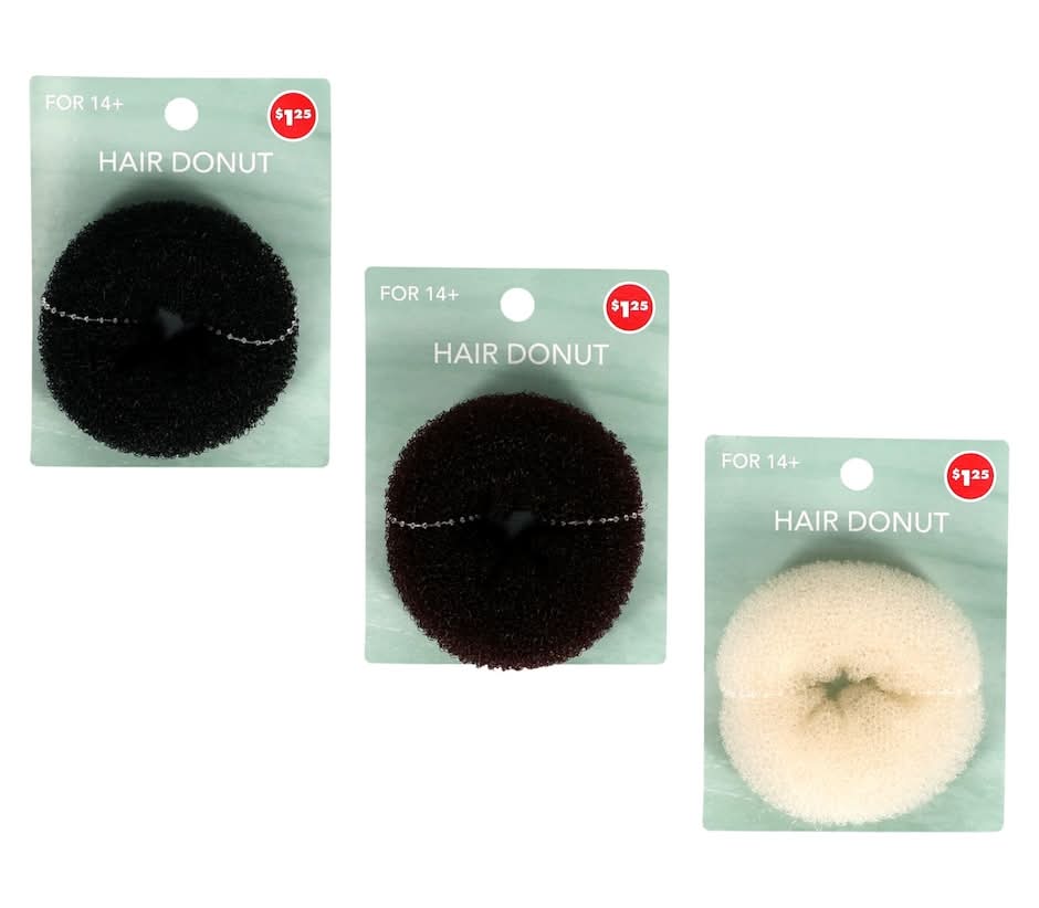 Colored Hair Donuts, 3.5 in.