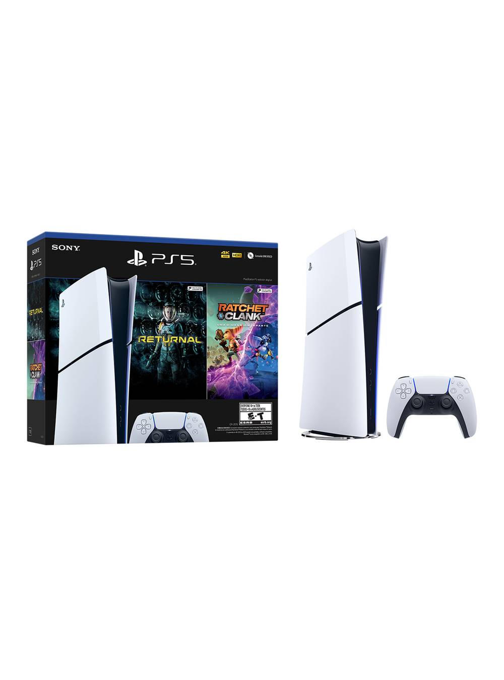 Ps5 consola slim digital + juegos