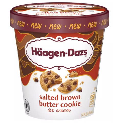 Haagen Dazs Salted Brown Butter Cookie 14oz