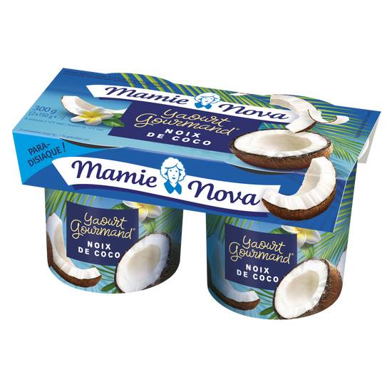 Mamie Nova - Yaourt gourmand noix de coco (2 pièces)