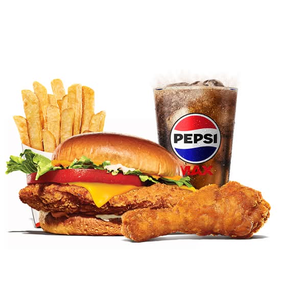Crispy Chicken with Cheese King Box